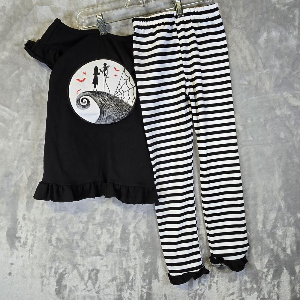 NWT Magic Kingdom Boutique Jack & Sally Nightmare Before Christmas Outfit 7-8T
